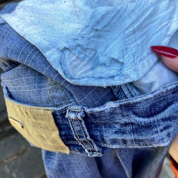 Vintage Y2K Bongo Blue Bootcut Jeans - Picture 7 of 7